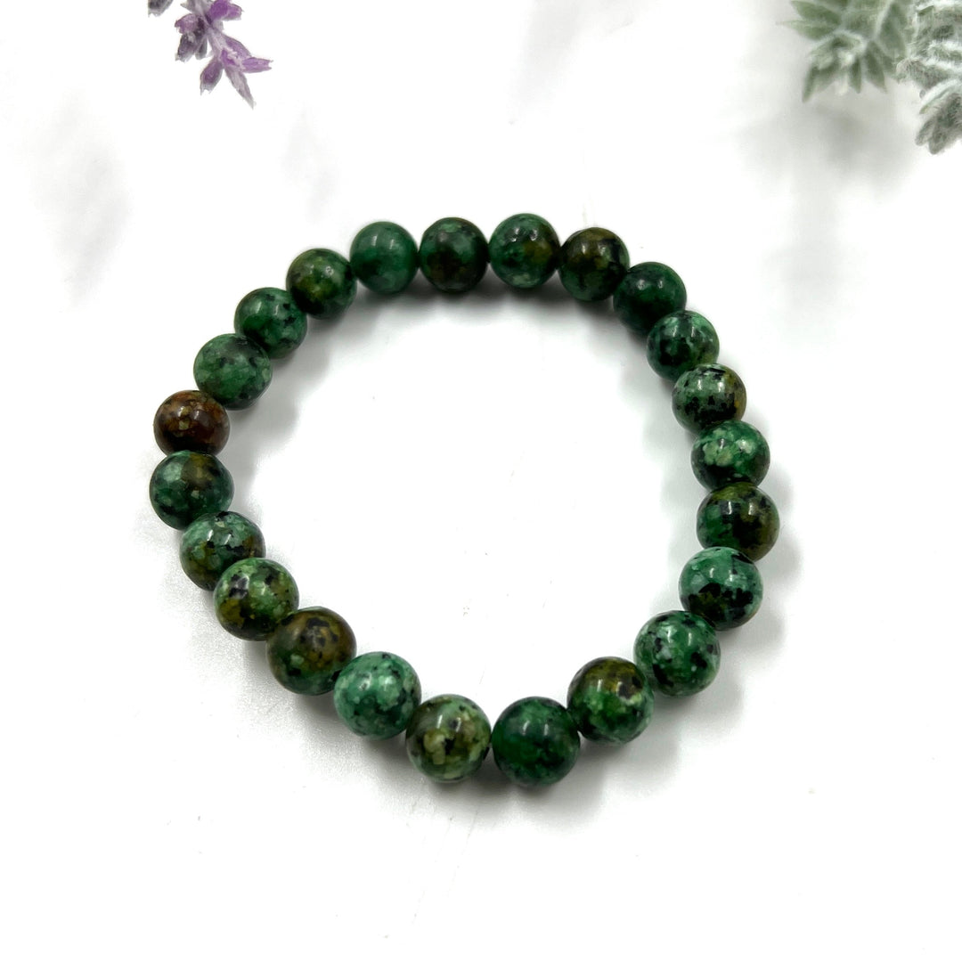 African Turquoise Stretch Bracelet (8mm)