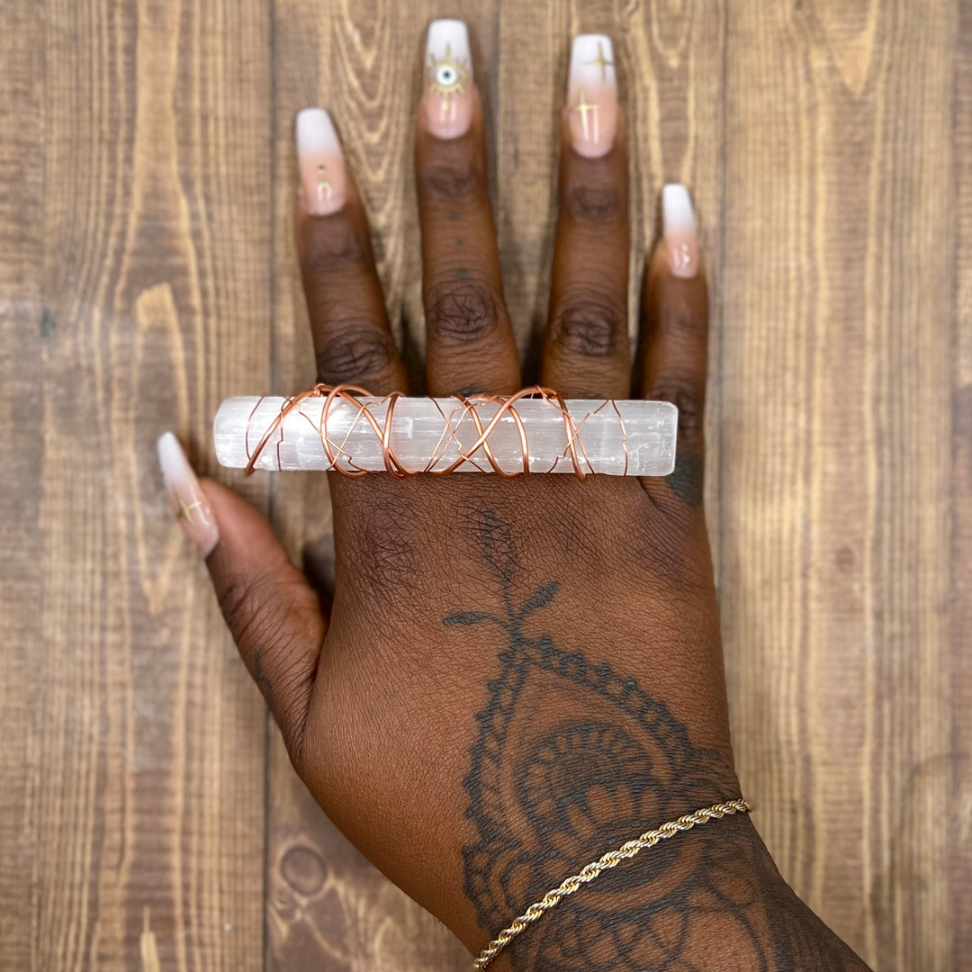 Custom Jewelry Design #5 ~ SeleniteThree Finger Peace