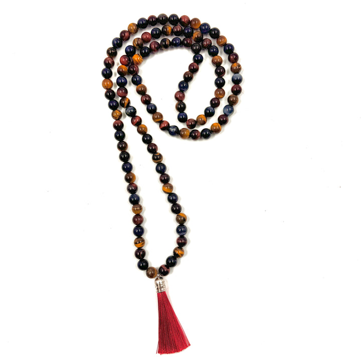 Mixed Tiger's Eye Mala Beads