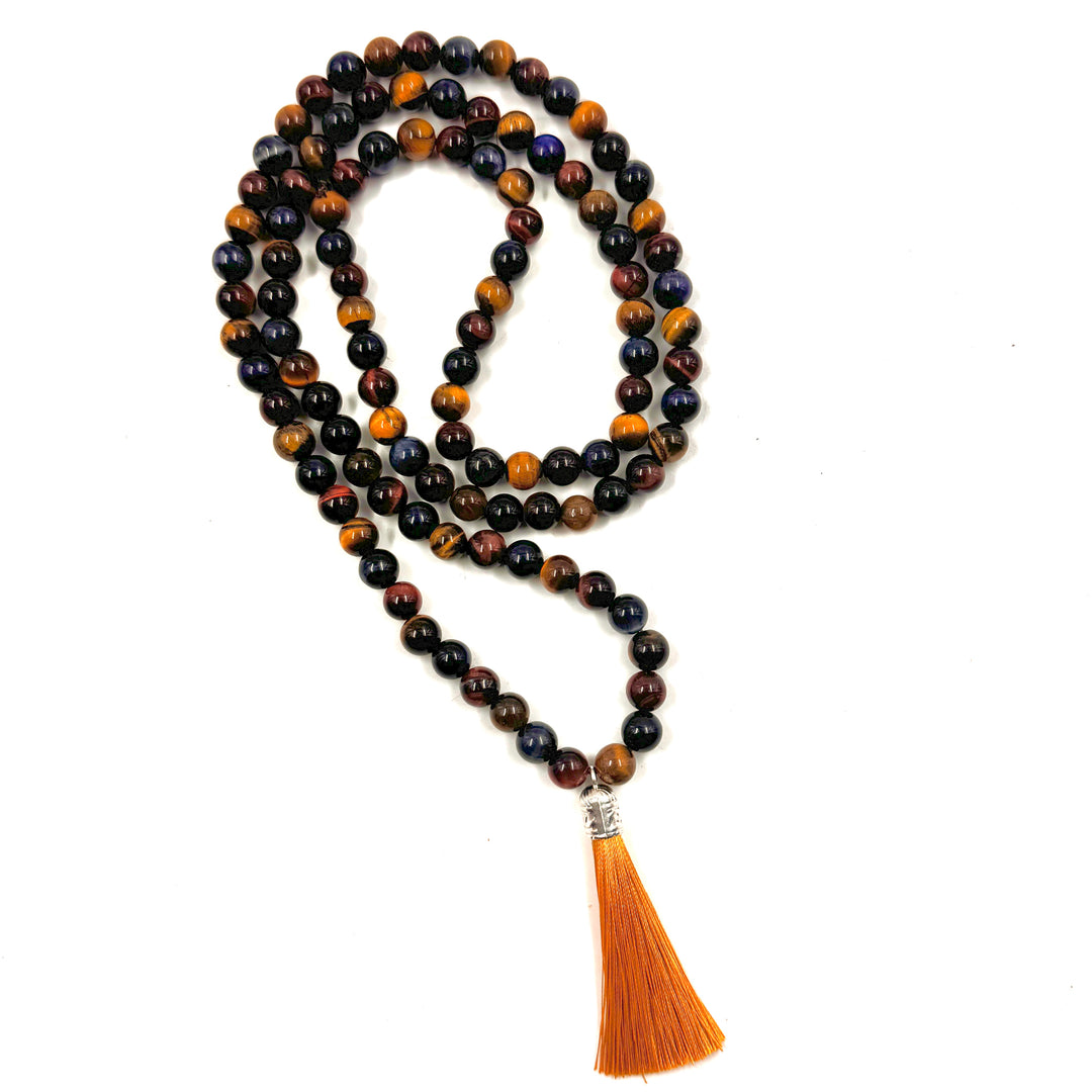 Mixed Tiger's Eye Mala Beads