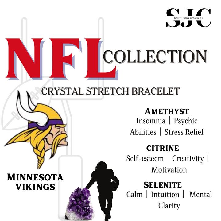 NFL Team Bracelet ~ Minnesota Vikings