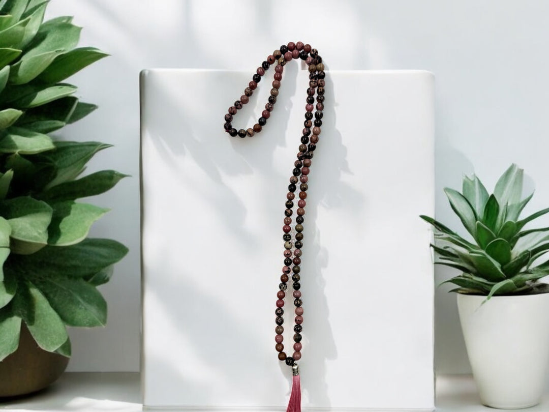 Rhodonite Mala Beads