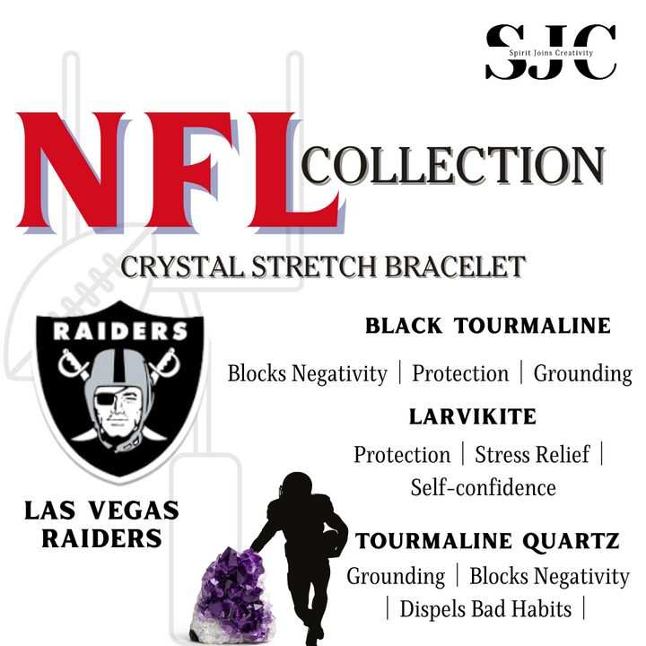 NFL Team Bracelet ~ Las Vegas Raiders