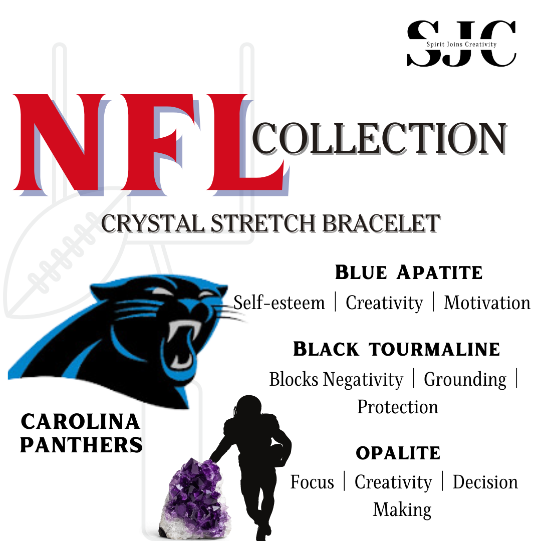 NFL Team Bracelet ~ Carolina Panthers