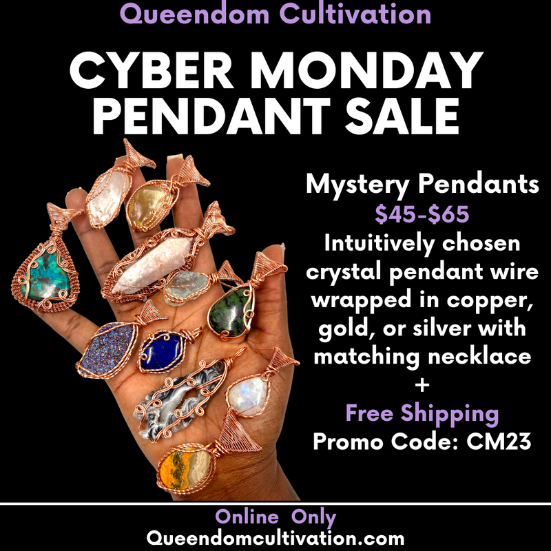 Cyber Monday - Intuitive  Crystal Pendant