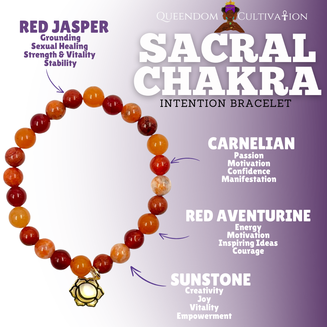 Sacral Chakra Stretch Bracelet (8mm)