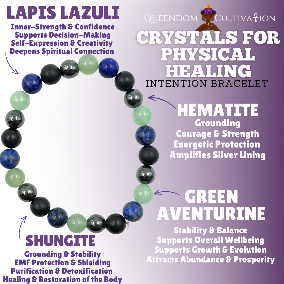 Crystals for Physical Healing Stretch Bracelet (8mm)