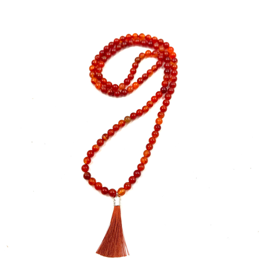 Carnelian Mala Beads