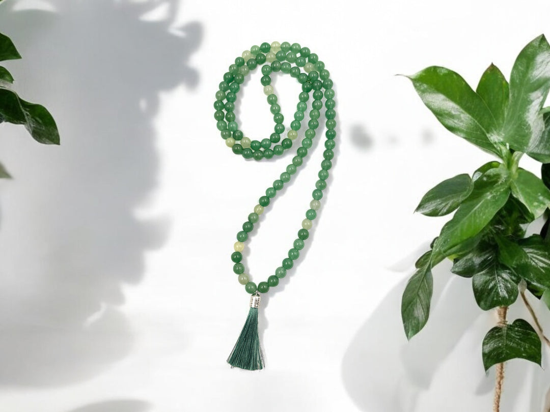 Green Aventurine Mala Beads