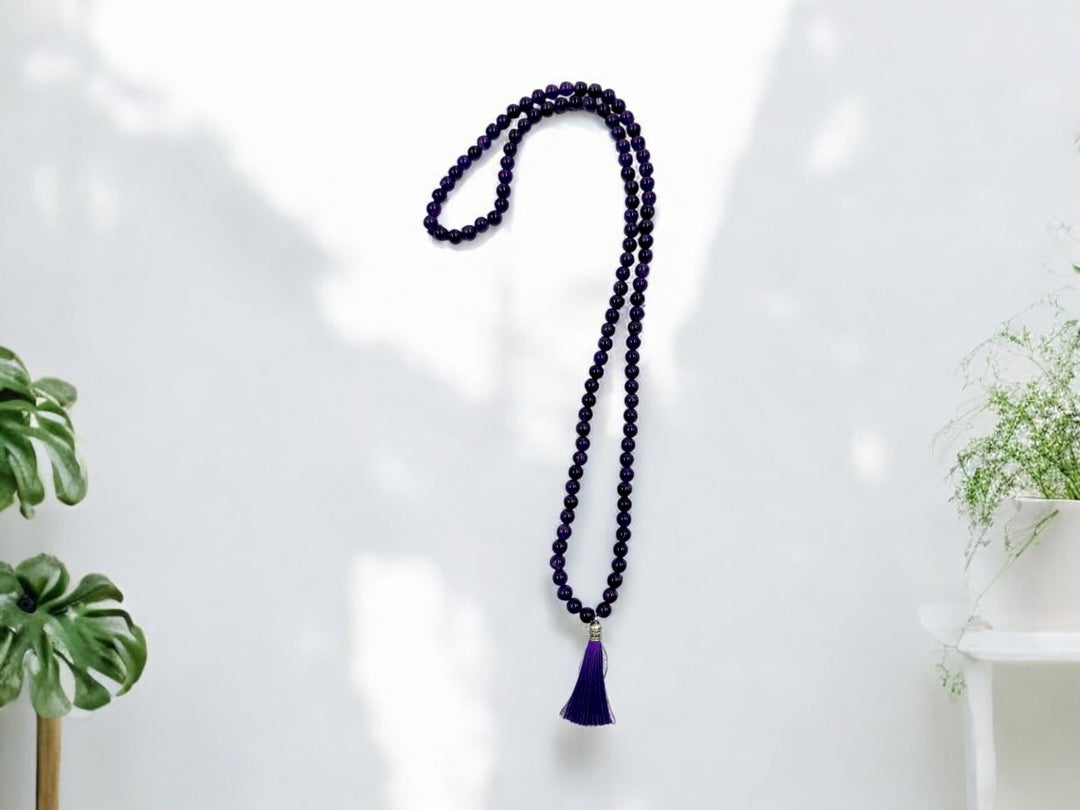 Amethyst Mala Beads