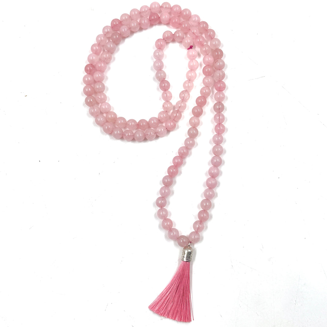 Rose Quartz Mala Beads