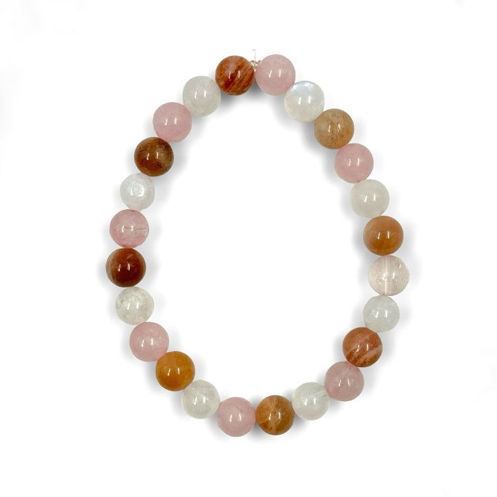 Crystals for Divine Feminine Healing Stretch Bracelet (8mm)