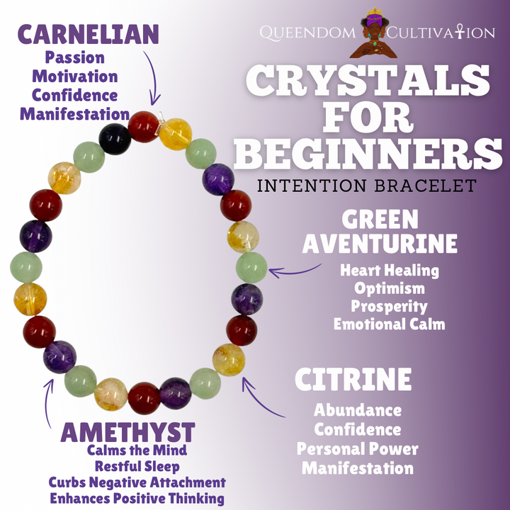 Crystals for Beginners Stretch Bracelet (8mm)