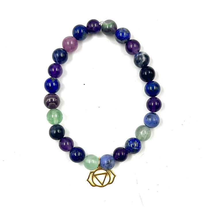 Third Eye Chakra Stretch Bracelet (8mm)