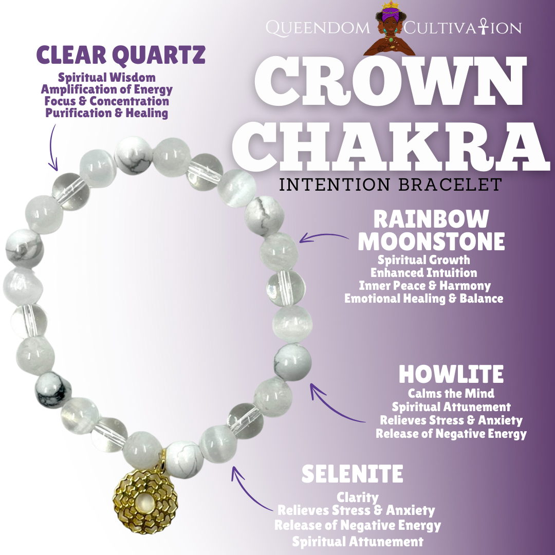 Crown Chakra Stretch Bracelet (8mm)