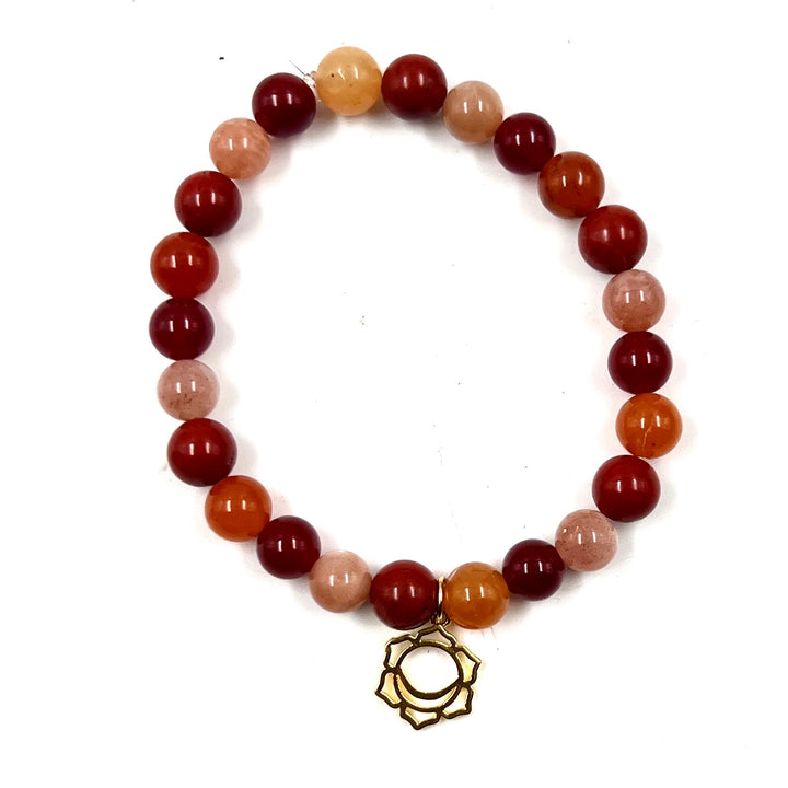 Sacral Chakra Stretch Bracelet (8mm)