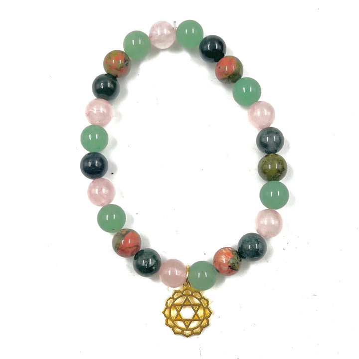 Heart Chakra Stretch Bracelet (8mm)