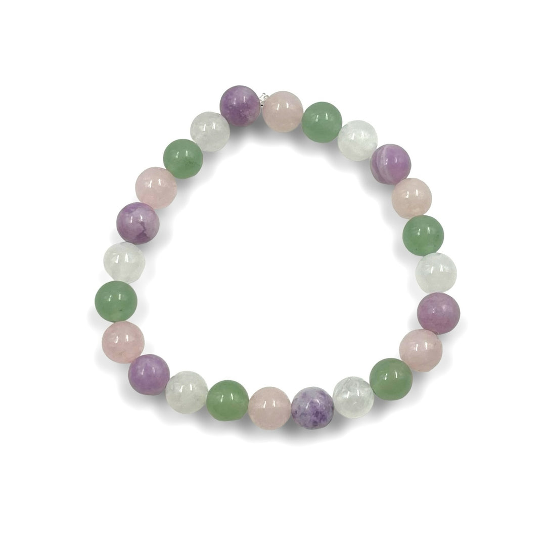 Crystals for Self-care Stretch Bracelet (8mm)