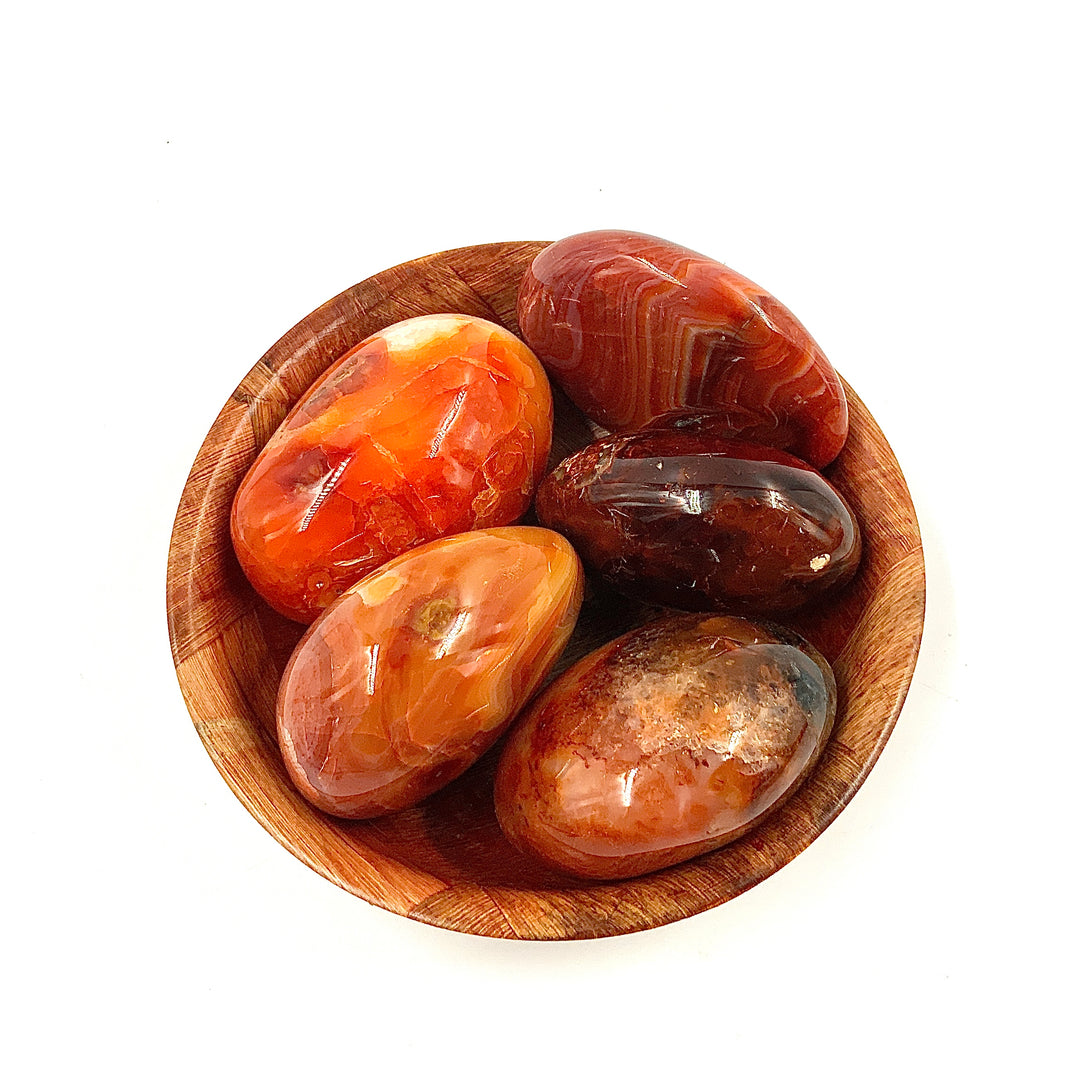 Carnelian Palm Stone