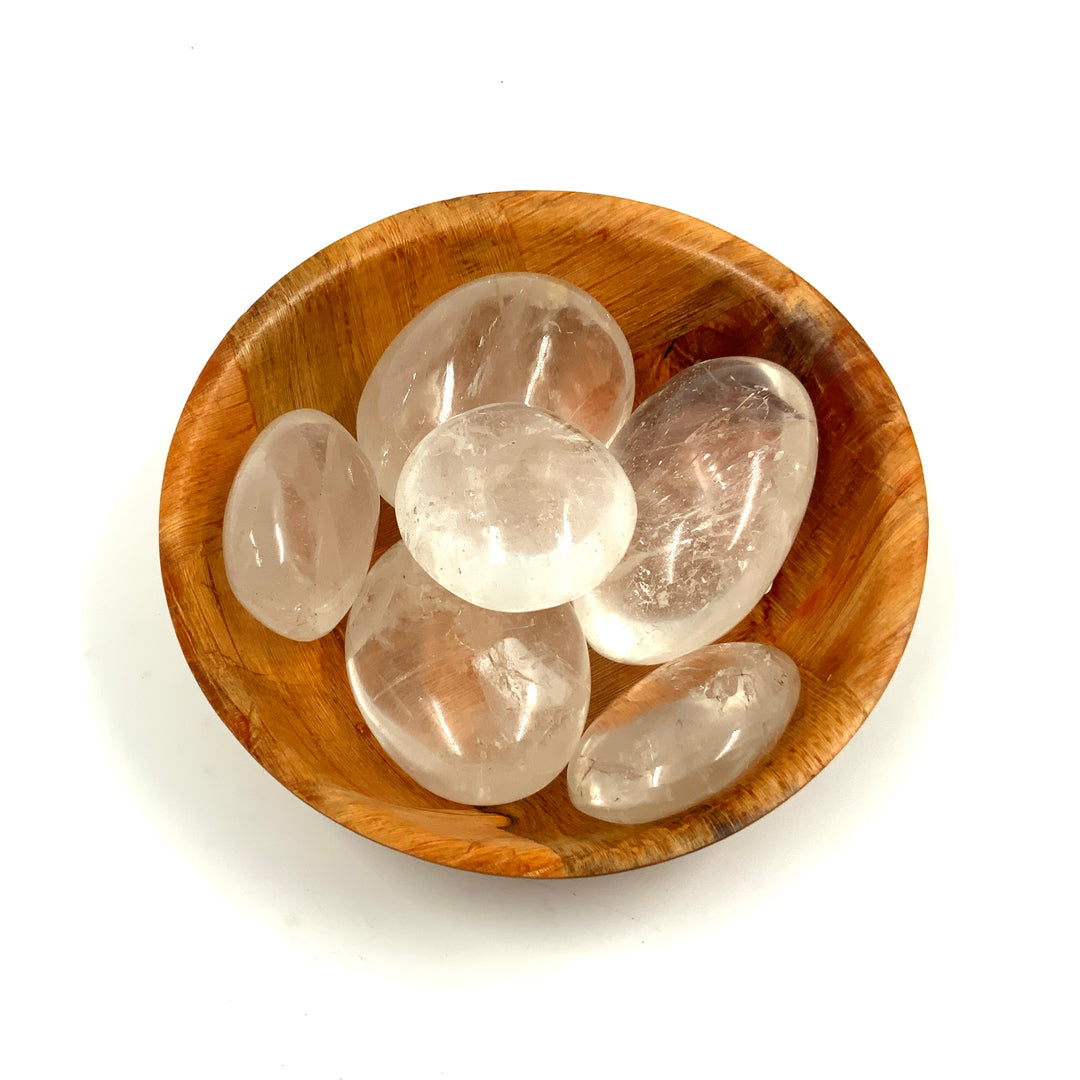 Clear Quartz Palm Stone