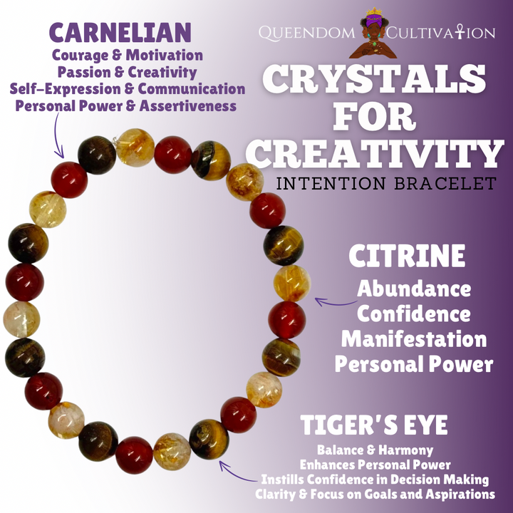 Crystals for Creativity Stretch Bracelet (8mm)