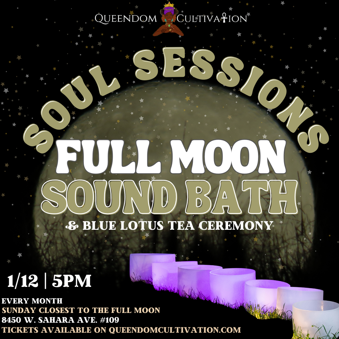 Full Moon Sound Bath and Blue Lotus Tea Ceremony