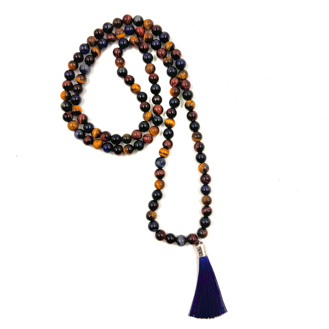 Mixed Tiger's Eye Mala Beads