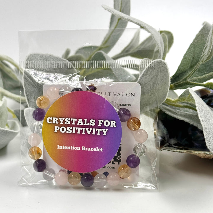 Crystals for Positivity Stretch Bracelet (8mm)