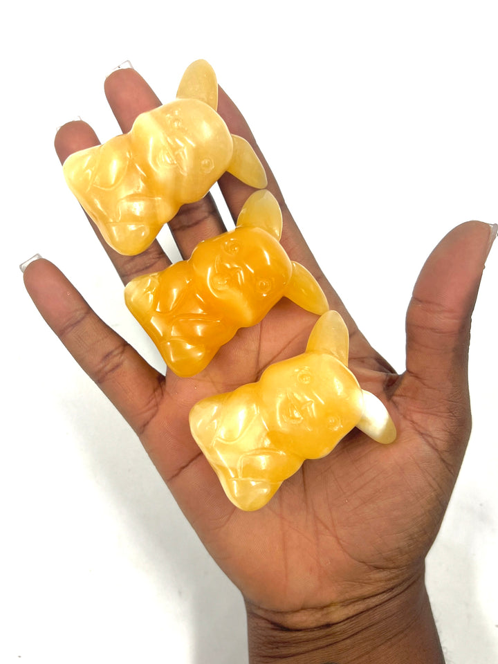 Orange Calcite Pikachu