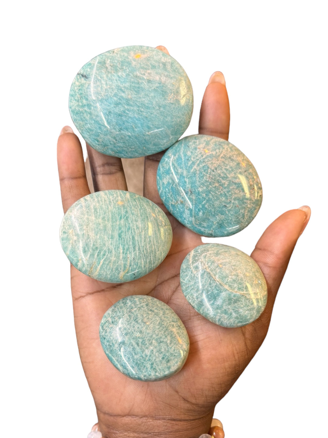 Amazonite Palm Stone