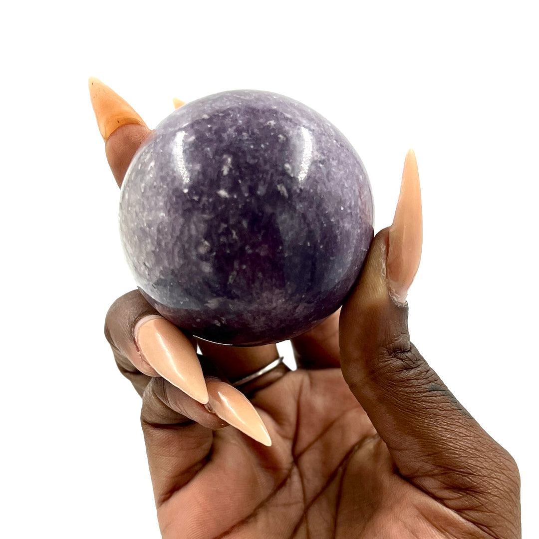 Lepidolite Sphere