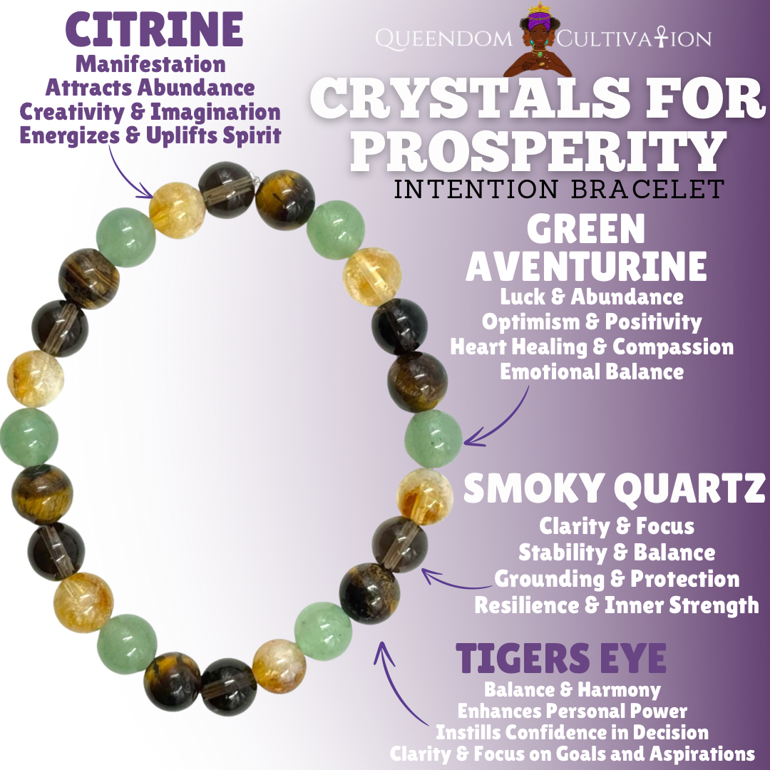 Crystals for Prosperity Stretch Bracelet (8mm)