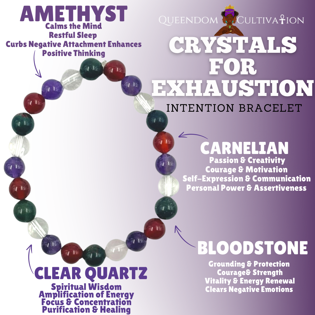 Crystals for Exhaustion Stretch Bracelet (8mm)