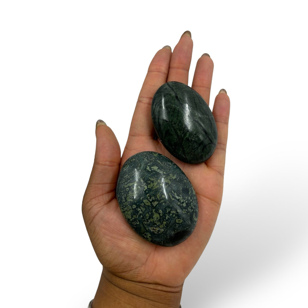 Nephrite (Canadian) Jade Palm Stone