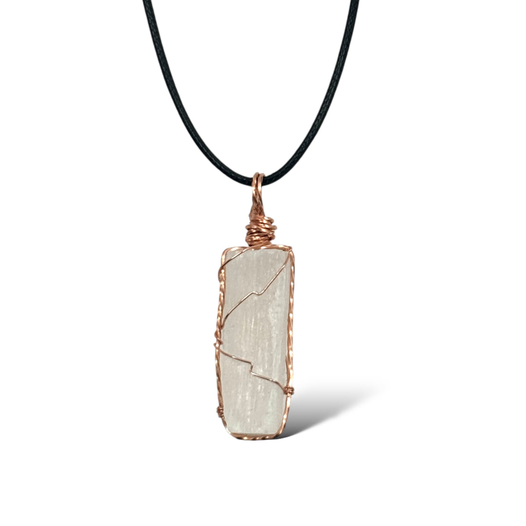 Custom - Selenite Pendant