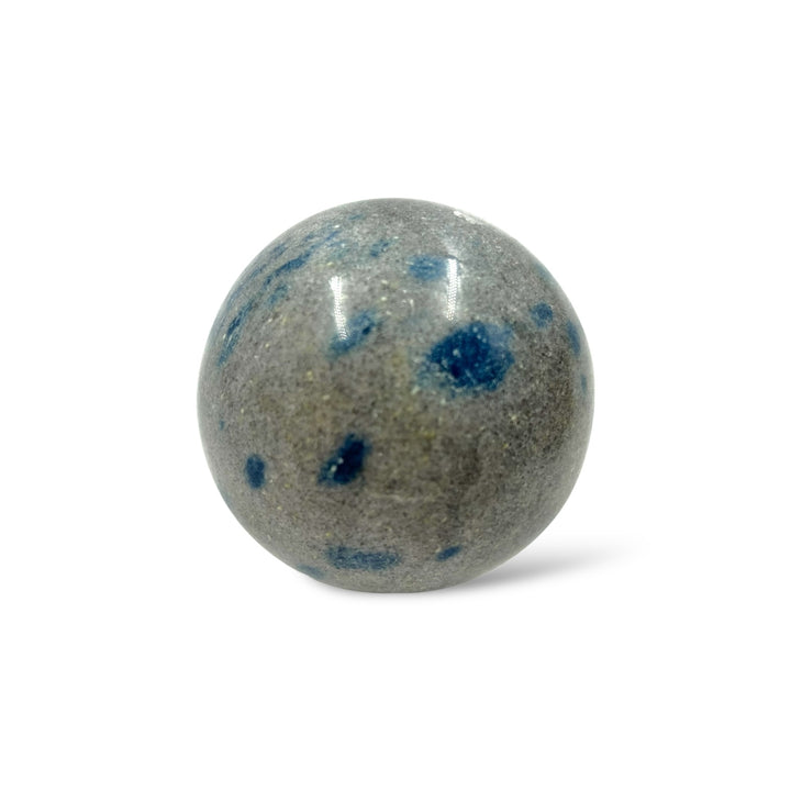 Blue Apatite & Cleavelandite (K2) Sphere