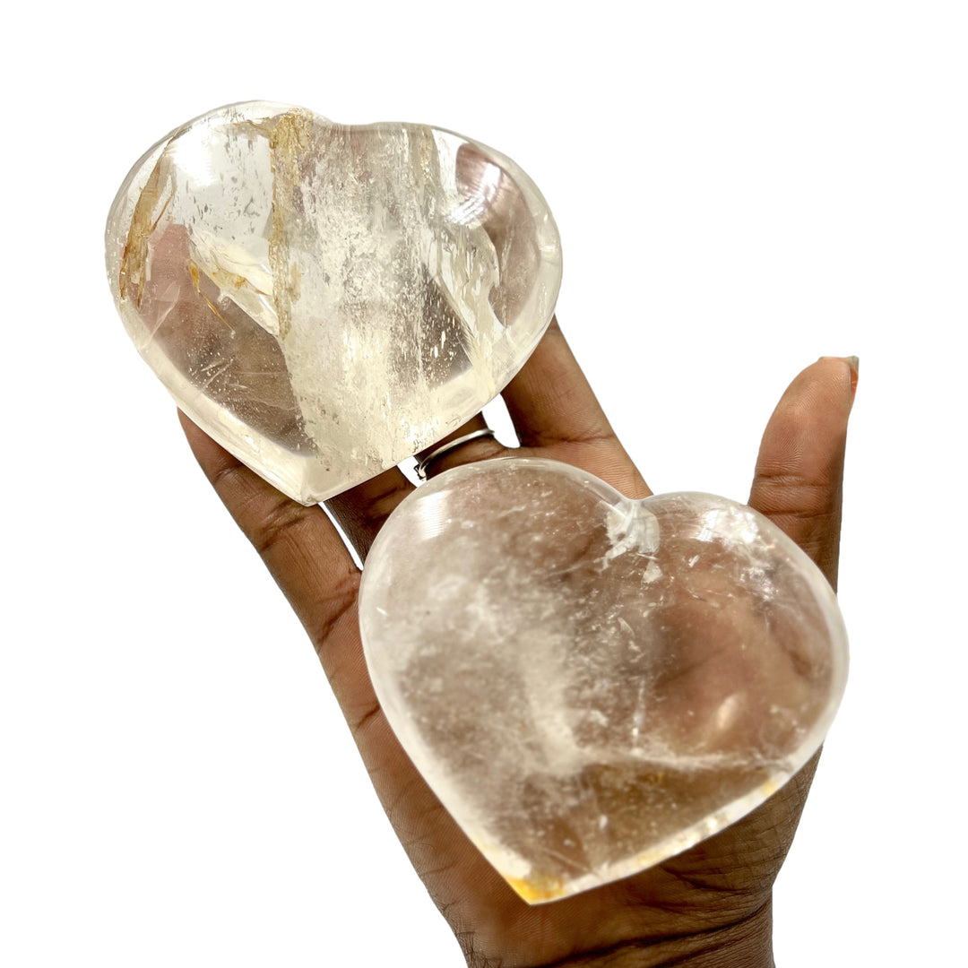 Clear Quartz Heart