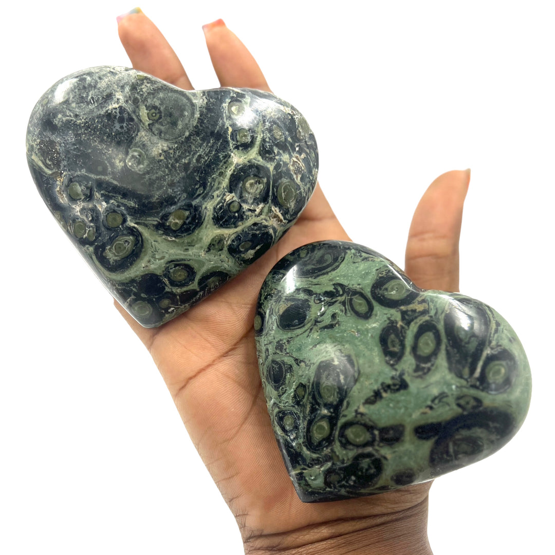 Kambaba Jasper Heart