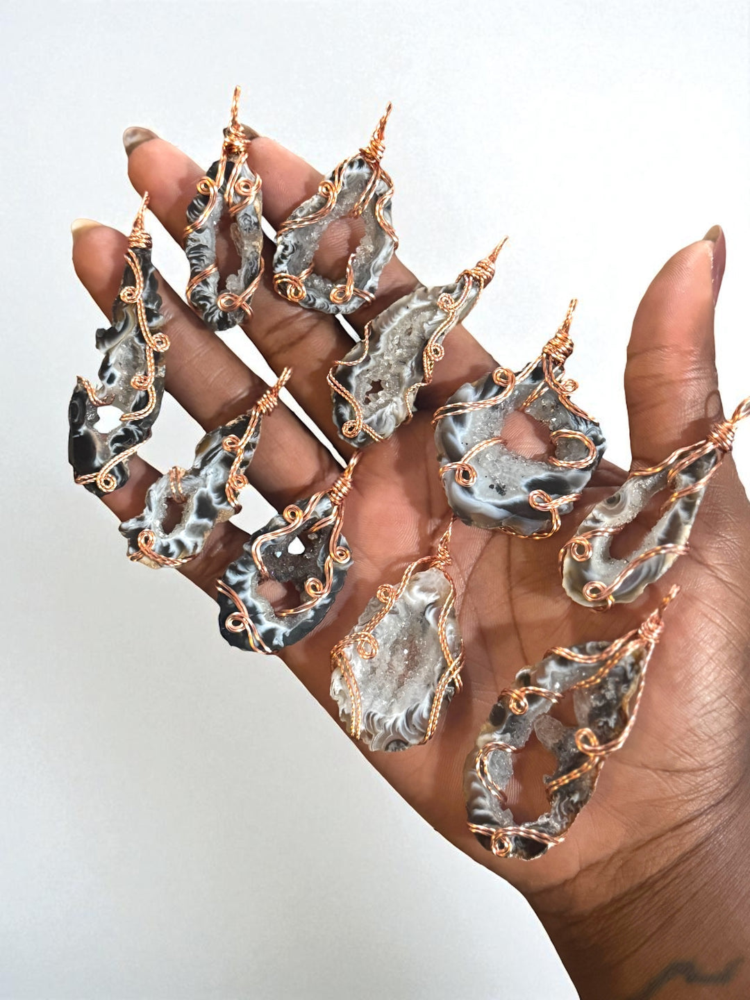 Custom Oco Geode Pendant for Balance & Clarity