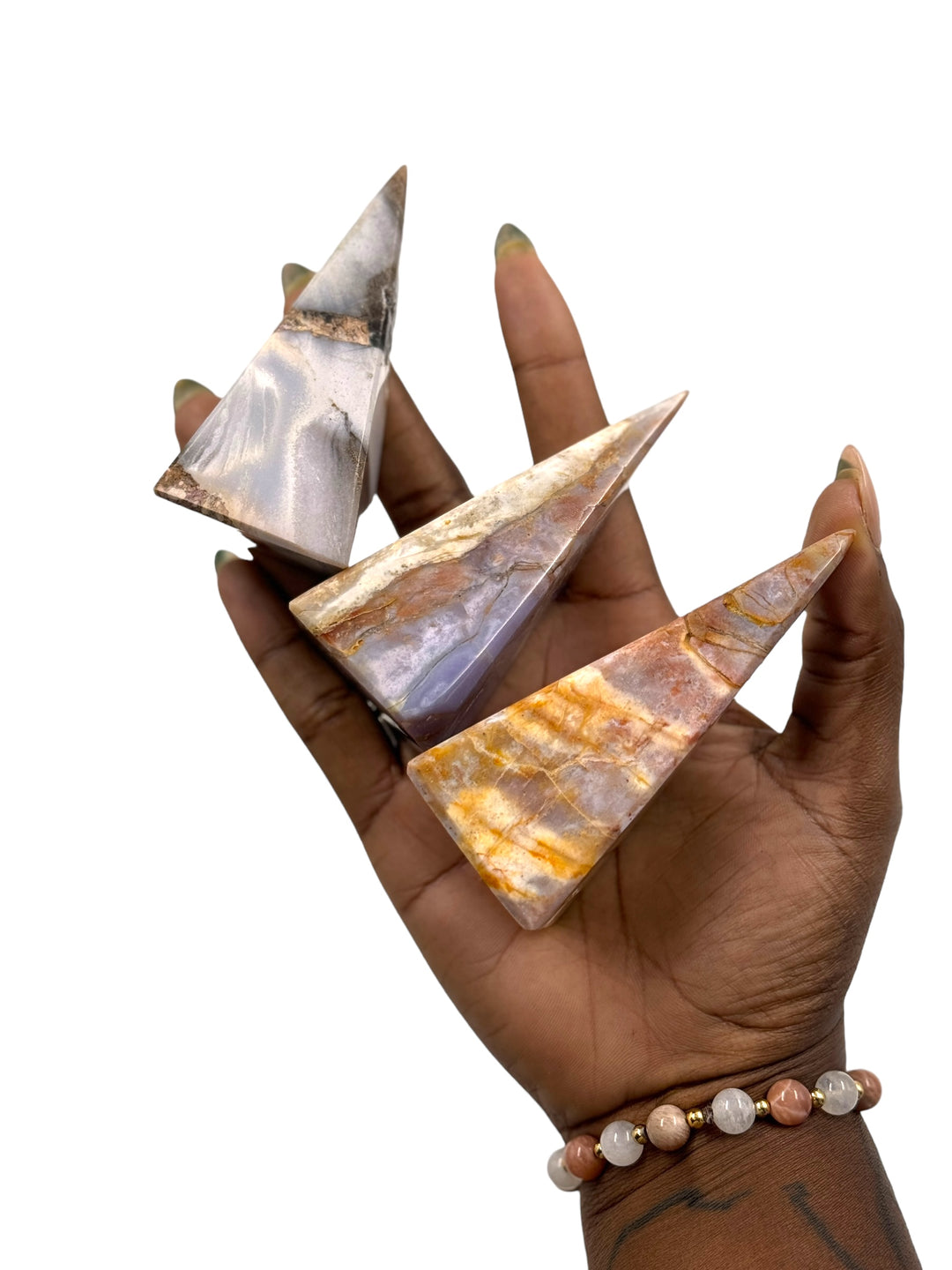 Ocean Jasper Pyramid for Calm & Grounding Energy