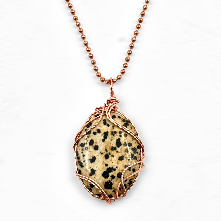 Dalmatian Jasper Pendant