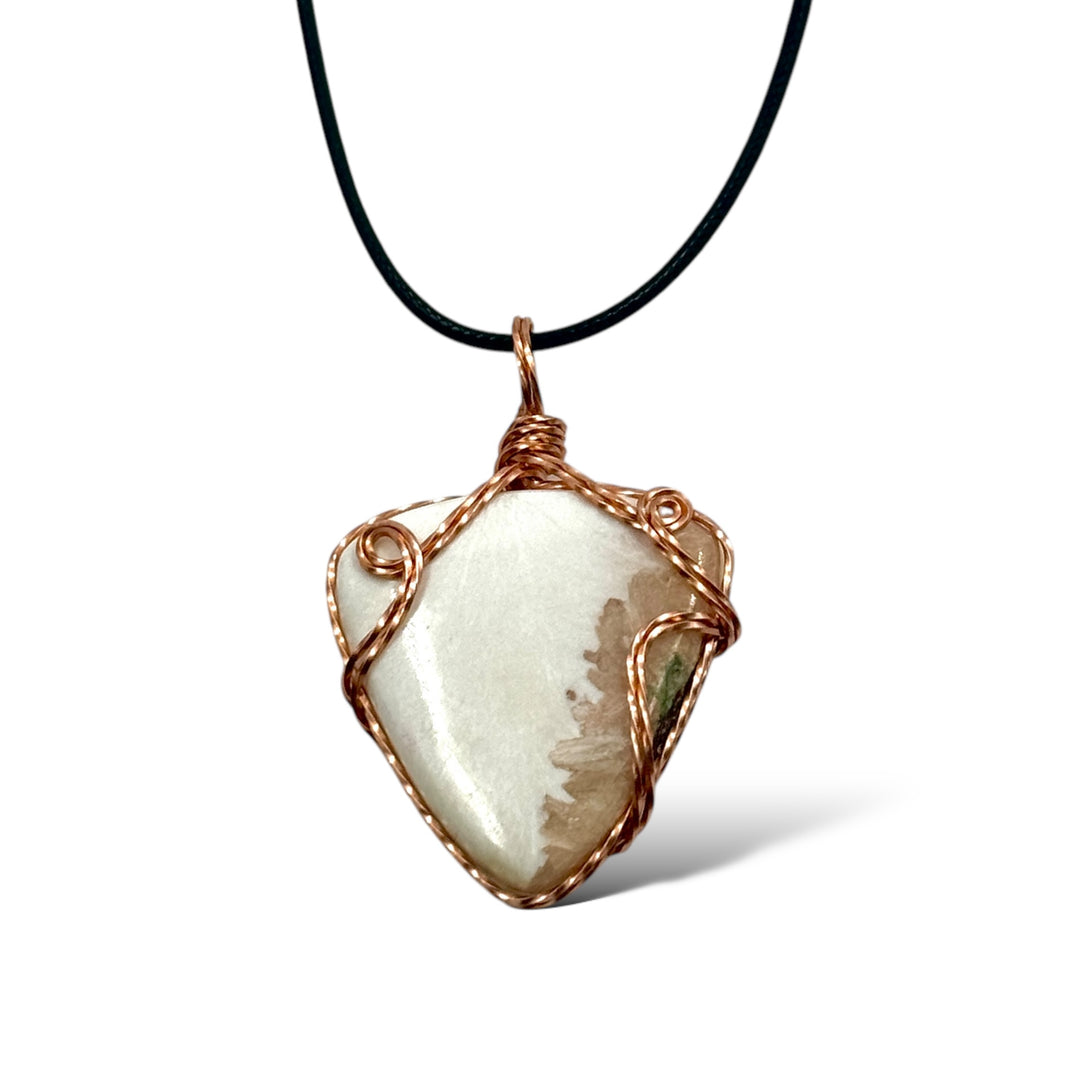 Custom - White Scolecite Pendant