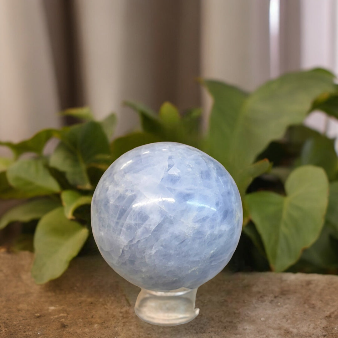 Blue Calcite Sphere