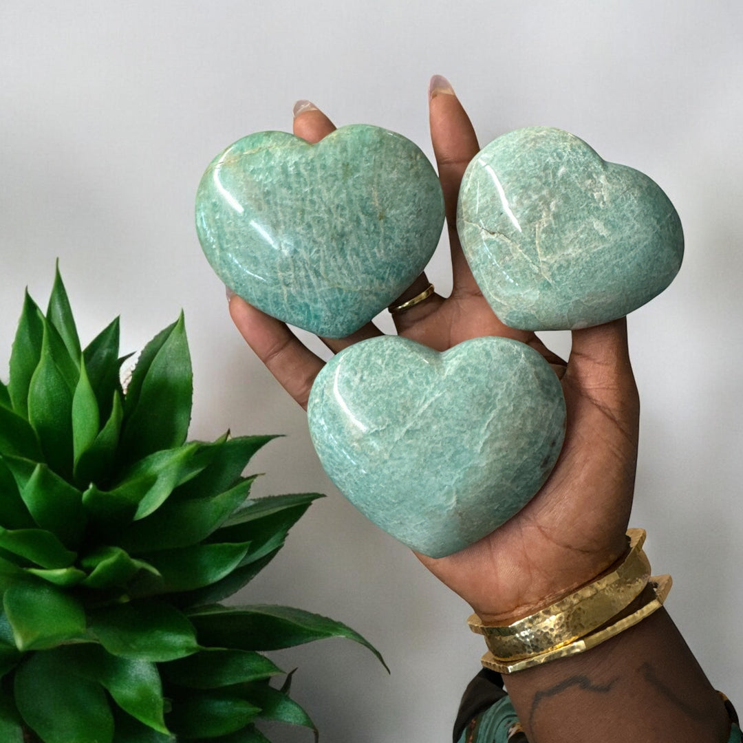 Amazonite Heart