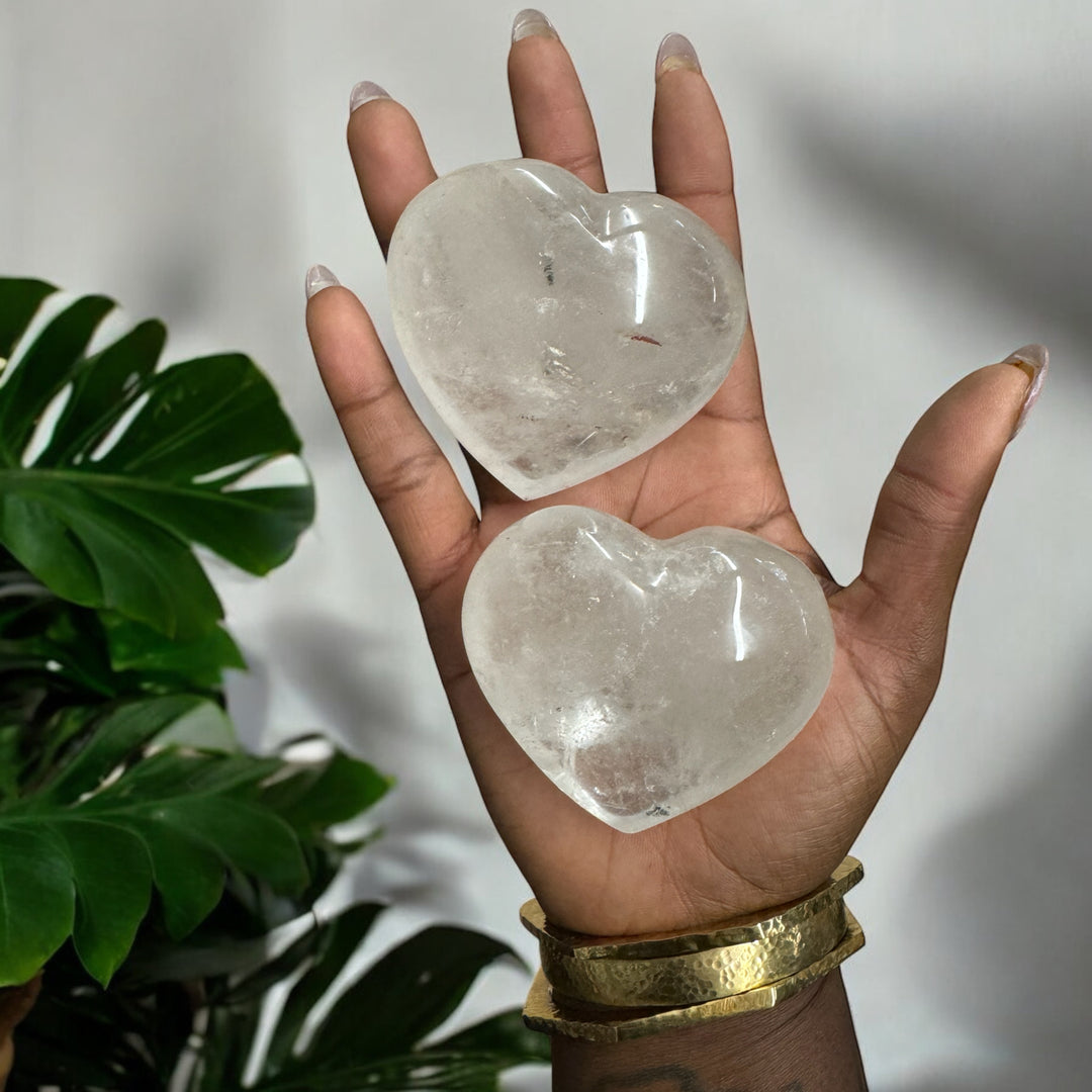 Clear Quartz Heart