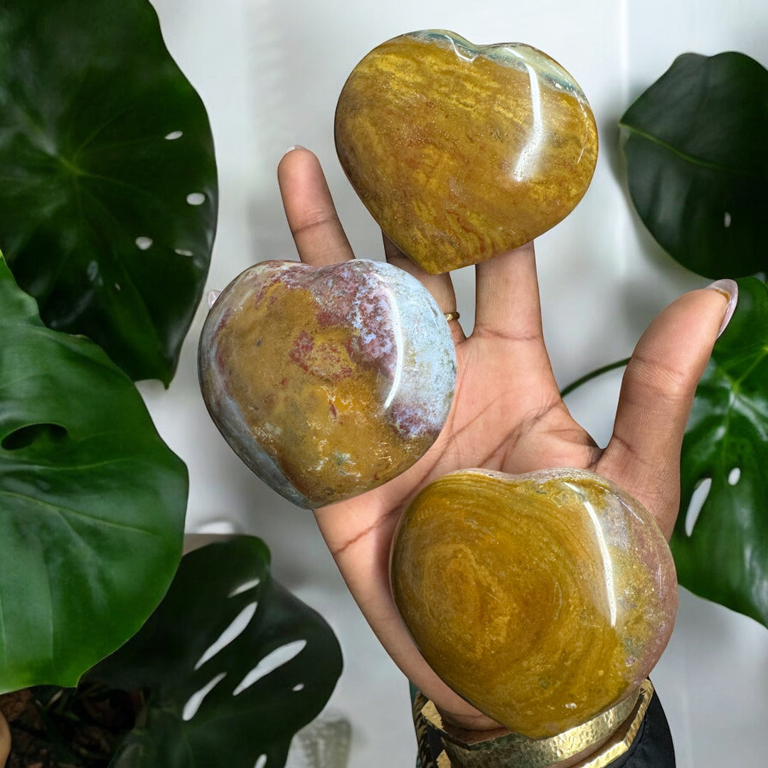 Ocean Jasper Heart