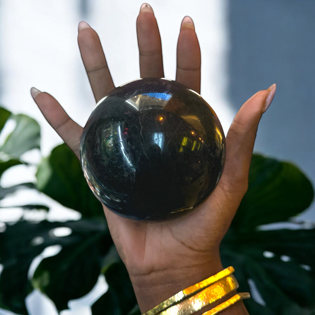 Black Tourmaline Sphere