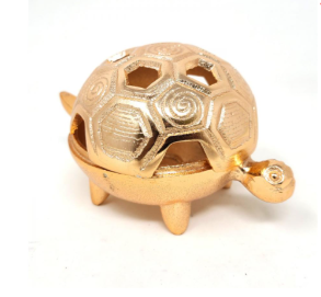 Golden Turtle Burner/Candle Holder Antique Finish