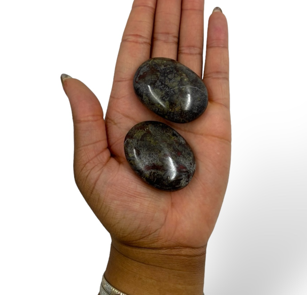 Dragon’s Blood Jasper Palm Stone