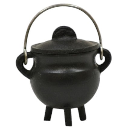 Cast Iron Cauldron w/Lid | Charcoal Burner